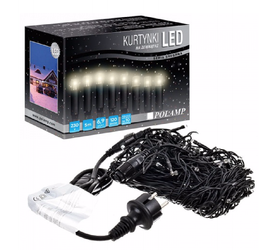 Kurtynka świetlna 120 LED SOPLE biała ciepła IP44 5mb