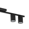 Lampa sufitowa LOGAN Black 3xGU10