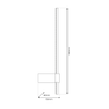Kinkiet SWING 12W LED 3000-6000K