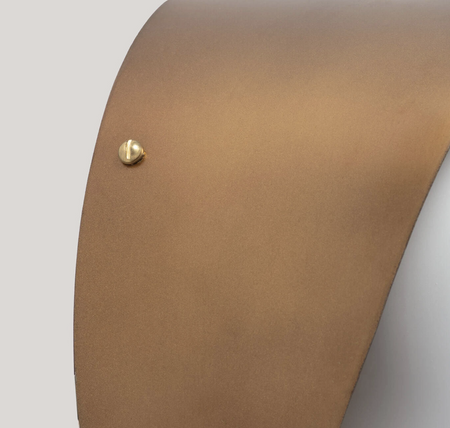 Stylowy Kinkiet z Metalu i Szkła Ishan III 1xE27 złoty