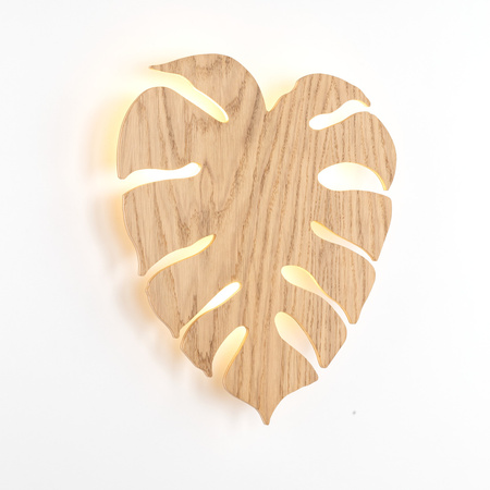 Kinkiet MONSTERA Wood Dąb 3xG9