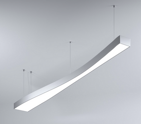 Oprawa MI-WAVE-03, zwieszana, 52W, 4000K, bez zasilacza, 24VDC, IP20, srebrny anoda