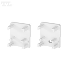 Komplet zaślepek bocznych białych P14-2, P14-3, GK14-3 do osłonki C25 (2 szt bez otworu) (nr kat 77142502)