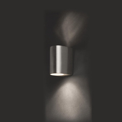 Nowodvorski Lampa ścienna zewnętrzna natynkowa srebrna ARRIS