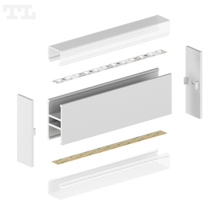 LED P5-10 Profil 2000 mm anod (nr kat 8651002)