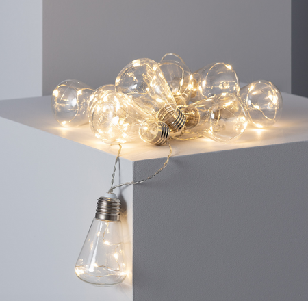 Girlanda świąteczna LED Żarówki Edison 2m na baterie