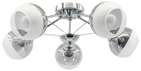 Lampa sufitowa Laguna 5xE27 szklane kule