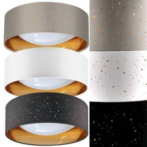Plafon LED TULUZA taupe-złoty 18W 4000K