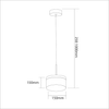 Lampa wisząca ELEGANCE 9W LED