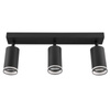 Lampa ścienno-sufitowa PARIS 3 GU10 Czarna