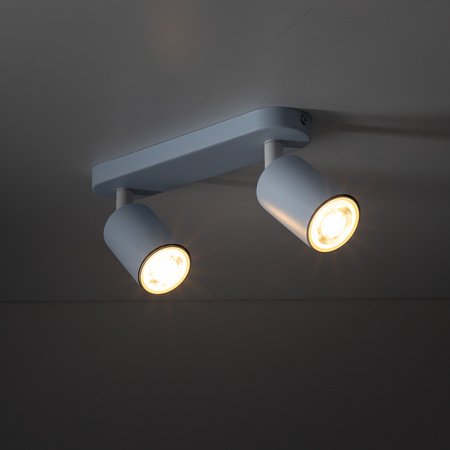 Lampa sufitowa Livia niebieska 2xGU10