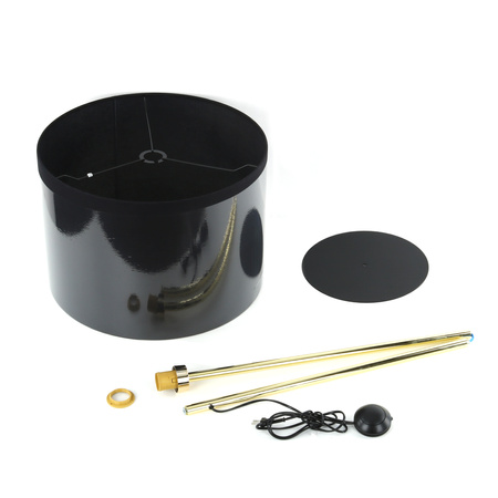 Lampa podłogowa UMBERTO Black/Gold 1xE27
