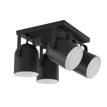 Lampa sufitowa SPECTRA BLACK 4xE27 kwadrat