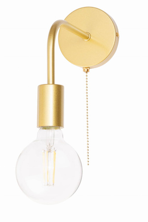 Kinkiet LOFT E27 WST052 złoty włącznik on/off