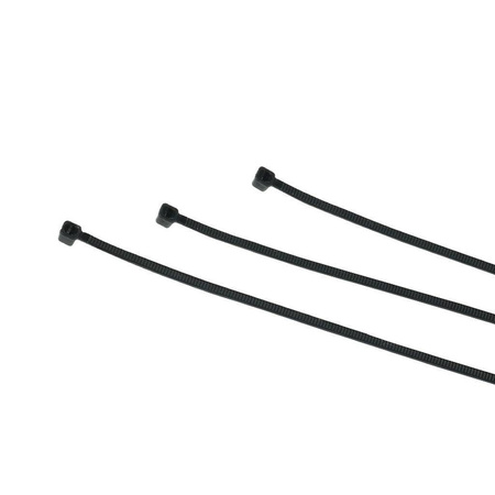 Opaska zaciskowa UV  3,6x370UV  czarna  (op.100) ELEKTRO
