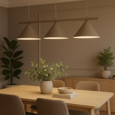 Lampa wisząca CAPITAL TAUPE 3xGX53