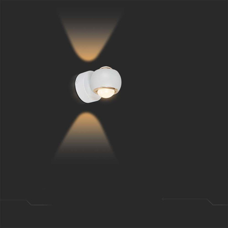 Oprawa Ścienna V-TAC 10W LED Kinkiet Góra Dół Biała VT-7504 3000K 950lm