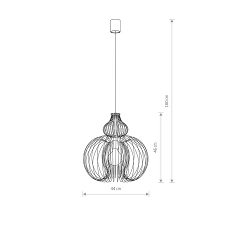 Nowodvorski Lampa wisząca biała MEKNES 