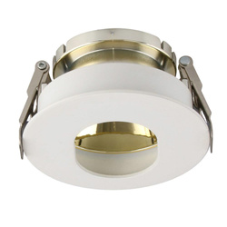 Oczko V-TAC GU10 Asymetryczne Wpuszczane Białe/Złoty Okrągłe VT-874-WG 3 Lata Gwarancji