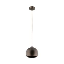 Lampa wisząca ZOE Brown 1xE27 S