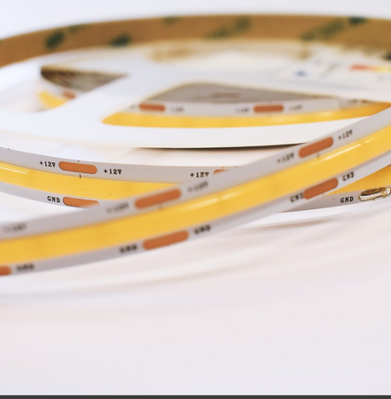 Taśma LED COB 12V 10W/1m linia świetlna zimna 6000K rolka 5m