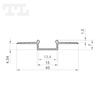 LED P6-3 Profil 1000 mm biały lakierowany (nr kat 866310)
