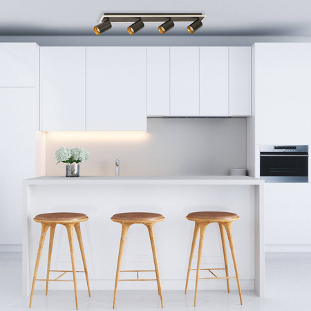 Light prestige Parma 4 plafon czarny LP-0612/4C BK