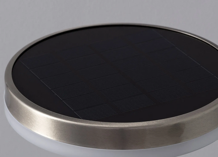 Słupek ogrodowy solarny LED Helios Inox z Czujnikiem Ruchu PIR 45cm