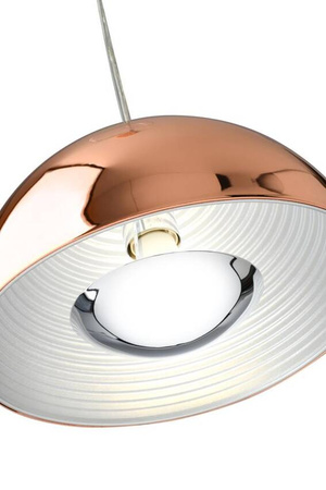Lampa sufitowa wisząca candellux amalfi 31-26385 e27 miedziany