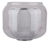 Lampa wisząca chromowa klosz z koszykiem 3x40W Ray Candellux 33-67074