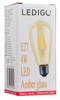 Żarówka LED E27 4W ST64 FILAMENT AMBER