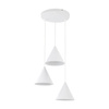 Lampa wisząca CONO White 3xE27 koło