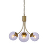 Lampa wisząca złota 3xE14 żyrandol Dani 33-79015
