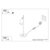 Kinkiet ALMA WHITE 1xE27