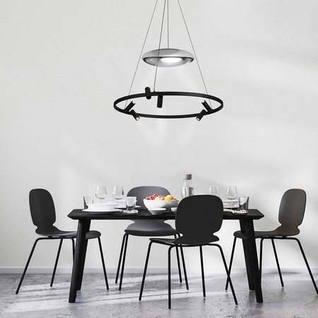 Light prestige Almeria lampa wisząca czarna LP-907/1P BK