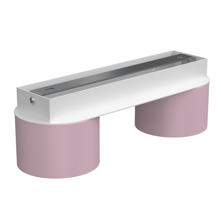 Lampa sufitowa DIXIE Pink/White  2xGX53 różowa