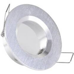 Oprawa podtynkowa BORAS srebrna szczotkowana IP44