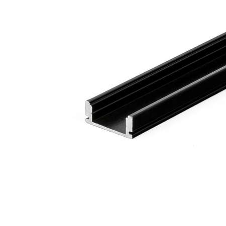 Profil Aluminiowy V-TAC 2mb Czarny, Klosz Czarny VT-8113