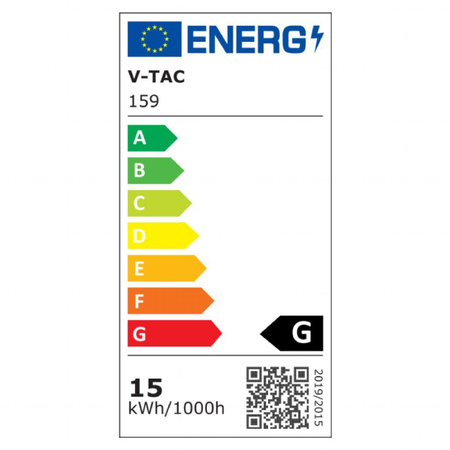 Żarówka LED V-TAC SAMSUNG CHIP 15W E27 A65 VT-215 3000K 1250lm 5 Lat Gwarancji