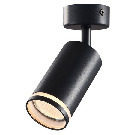 Lampa ścienno-sufitowa PARIS 1 GU10 Czarna