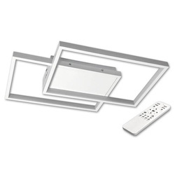 Plafon lampa LED Galaxis Polaris 45W 42x30x6 cm biały prostokątny + pilot