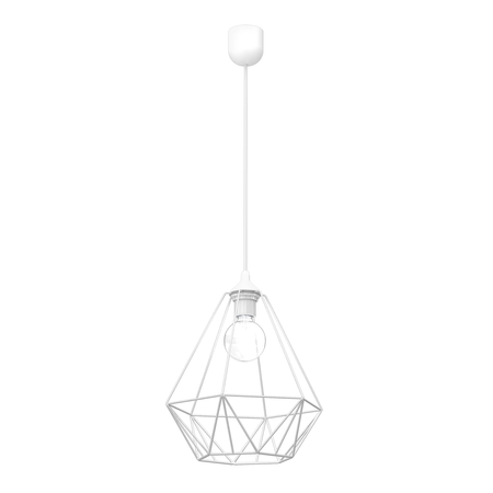 Lampa wisząca BASKET WHITE 1xE27 biała