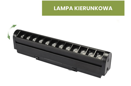 Lampa magnetyczna Ultra Slim DDCX35-ZD12B 12W 3000K