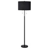 Lampa stojąca Fogo 2xE27 czarna LP-0304/2F BK
