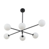 Lampa sufitowa SARIUS Black 6xG9 wysoka