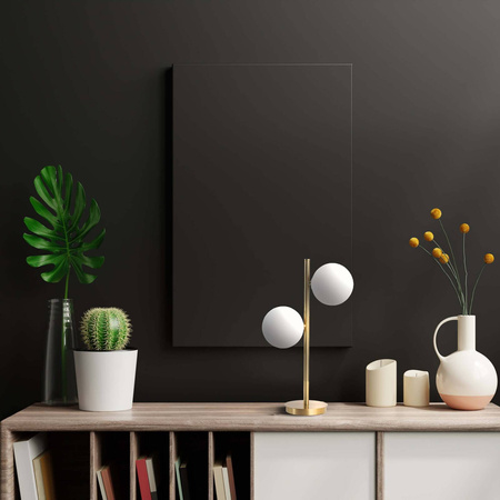 Lampka biurkowa Dorado złota 2xG9