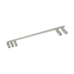 Listwa z regulowanymi reflektorami 5xGU10 FOURTY szara Nowodvorski 11440