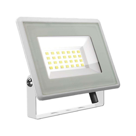 Projektor LED V-TAC 30W SMD F-CLASS Biały VT-4934-W 6500K 2510lm