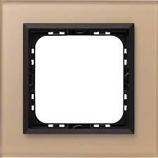 Ramka pojedyncza Ospel Sonata Szampańskie Szkło Szronione