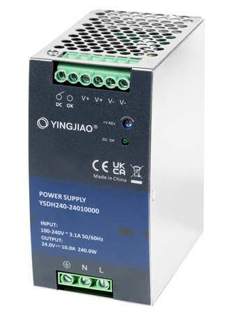 Zasilacz Yingjiao DIN YSDH 24V 10A 240W